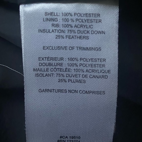 Women’s Lole Emmy Black Down Coat. Size M - Picture 5 of 6